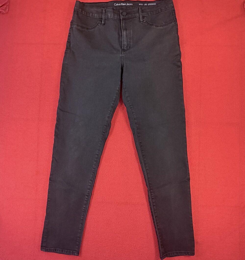 CALVIN KLEIN - Legging - Skinny Jeans - Black - Size W32 L30